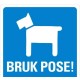 Bruk hundepose